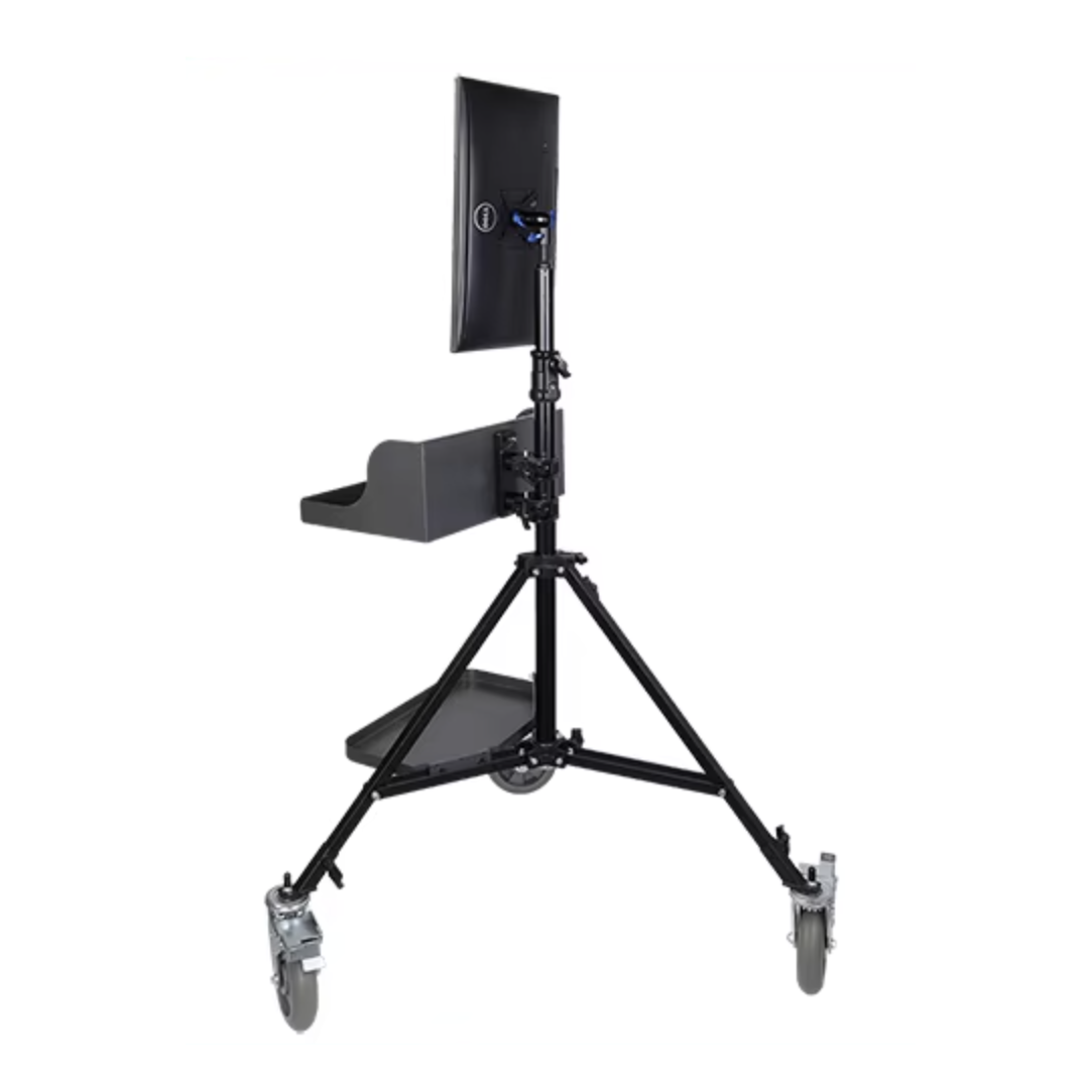 Spectrum LumiWiz 200cm Studio Roller Stand with Vesa Mount and Shelves