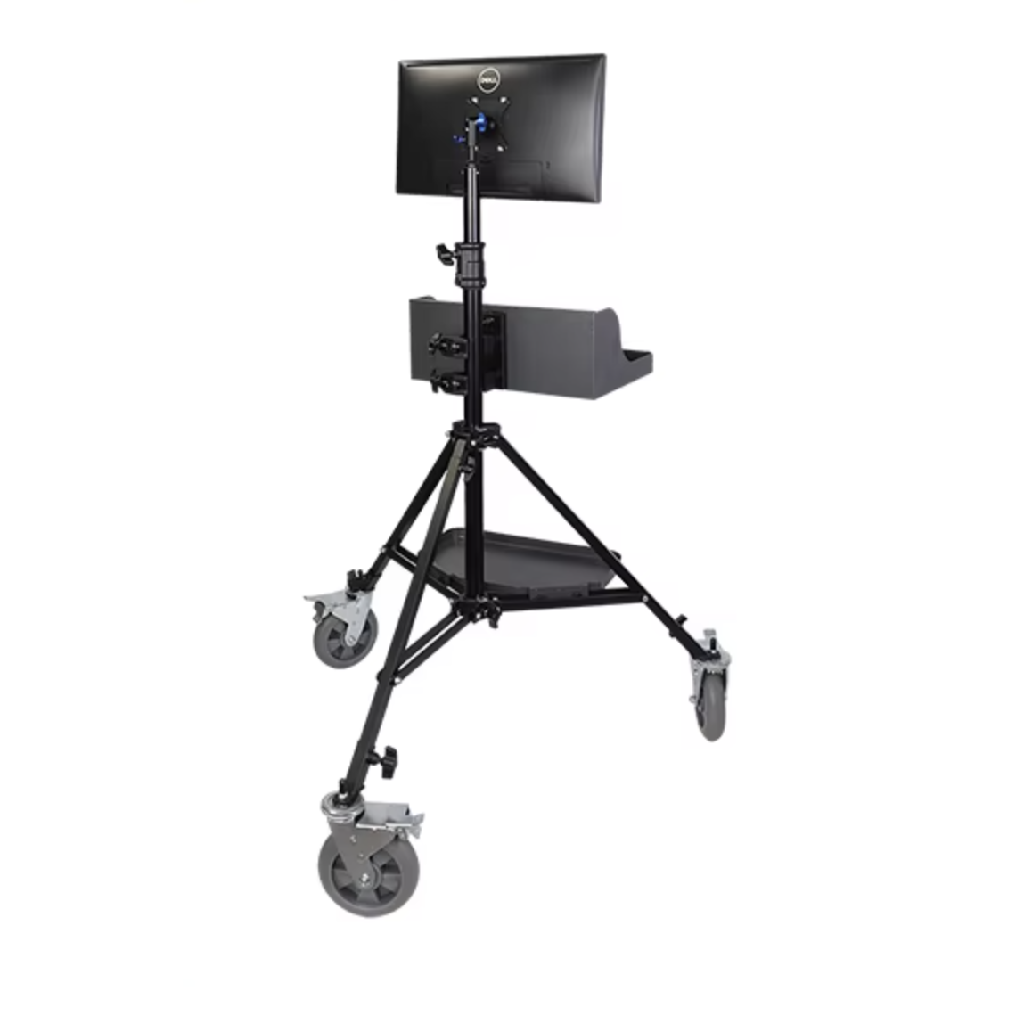 Spectrum LumiWiz 200cm Studio Roller Stand with Vesa Mount and Shelves