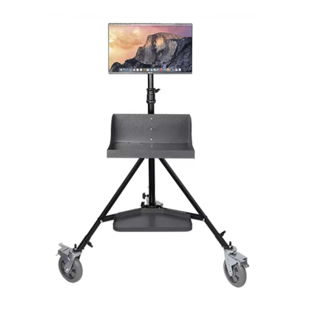 Spectrum LumiWiz 200cm Studio Roller Stand with Vesa Mount and Shelves