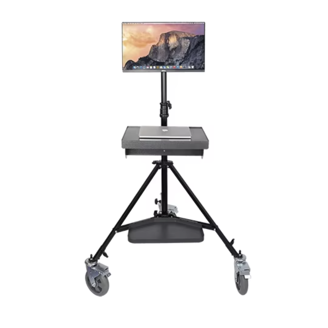 Spectrum LumiWiz 200cm Studio Roller Stand with Vesa Mount and Shelves