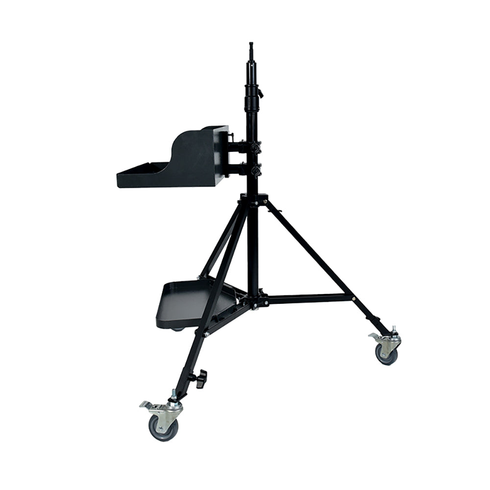 Spectrum LumiWiz 200cm Studio Roller Stand with Vesa Mount and Shelves