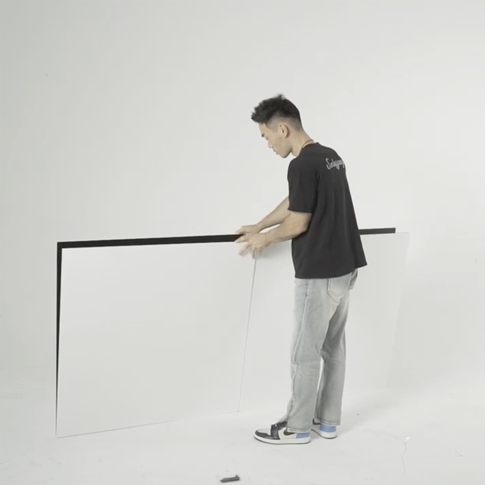 Spectrum V-Flat Master Foldable Rigid Backdrop Reflector (Black & White) (Demo Stock II)