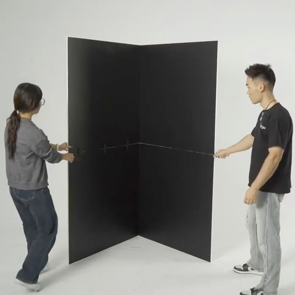 Spectrum V-Flat Master Foldable Rigid Backdrop Reflector (Black & White) (Demo Stock II)