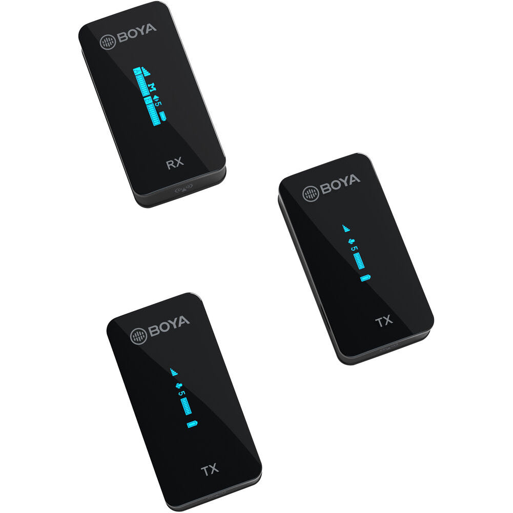 Boya BY-XM6-S2 Ultra-compact 2.4GHz Wireless Microphone Kit