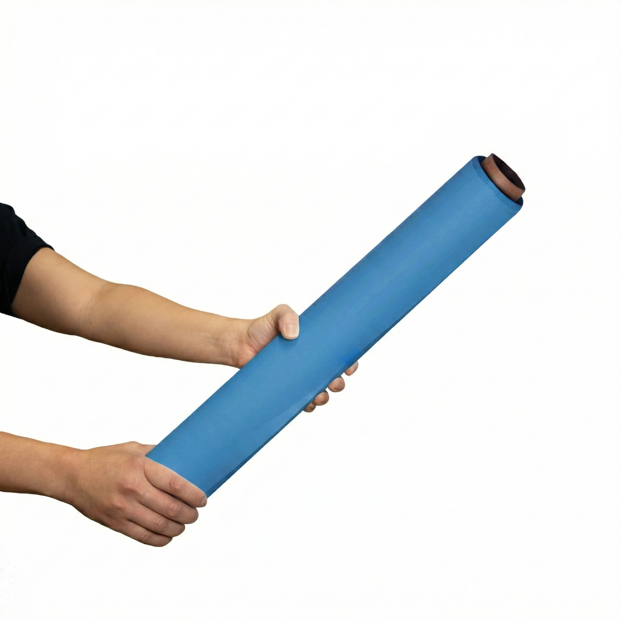 Spectrum 50cm Non Reflective Seamless Paper Roll Backdrop Offcuts - Caribbean Sky Blue