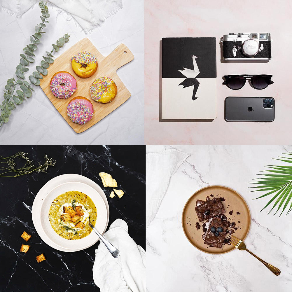 'Flat Lay Instagram Backdrop -  Lost Your Marbles' Flat Lay Lovers Dream (56cm x 87cm)