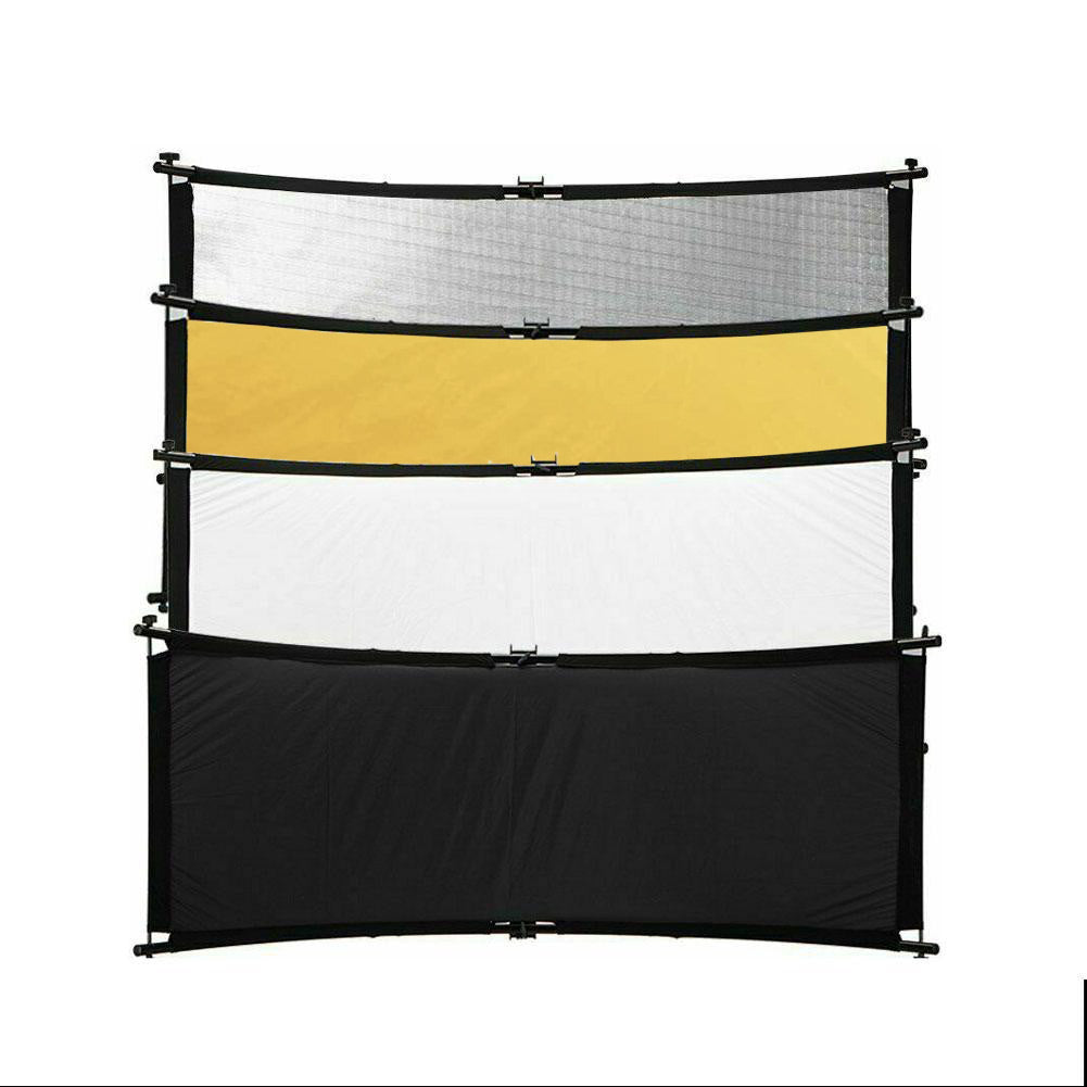 Fomito 70" Curved Reflector 4-in-1 Arclight Eyelighter for Studio Portrait Photography (Black/White/Gold/Silver) (DEMO STOCK)