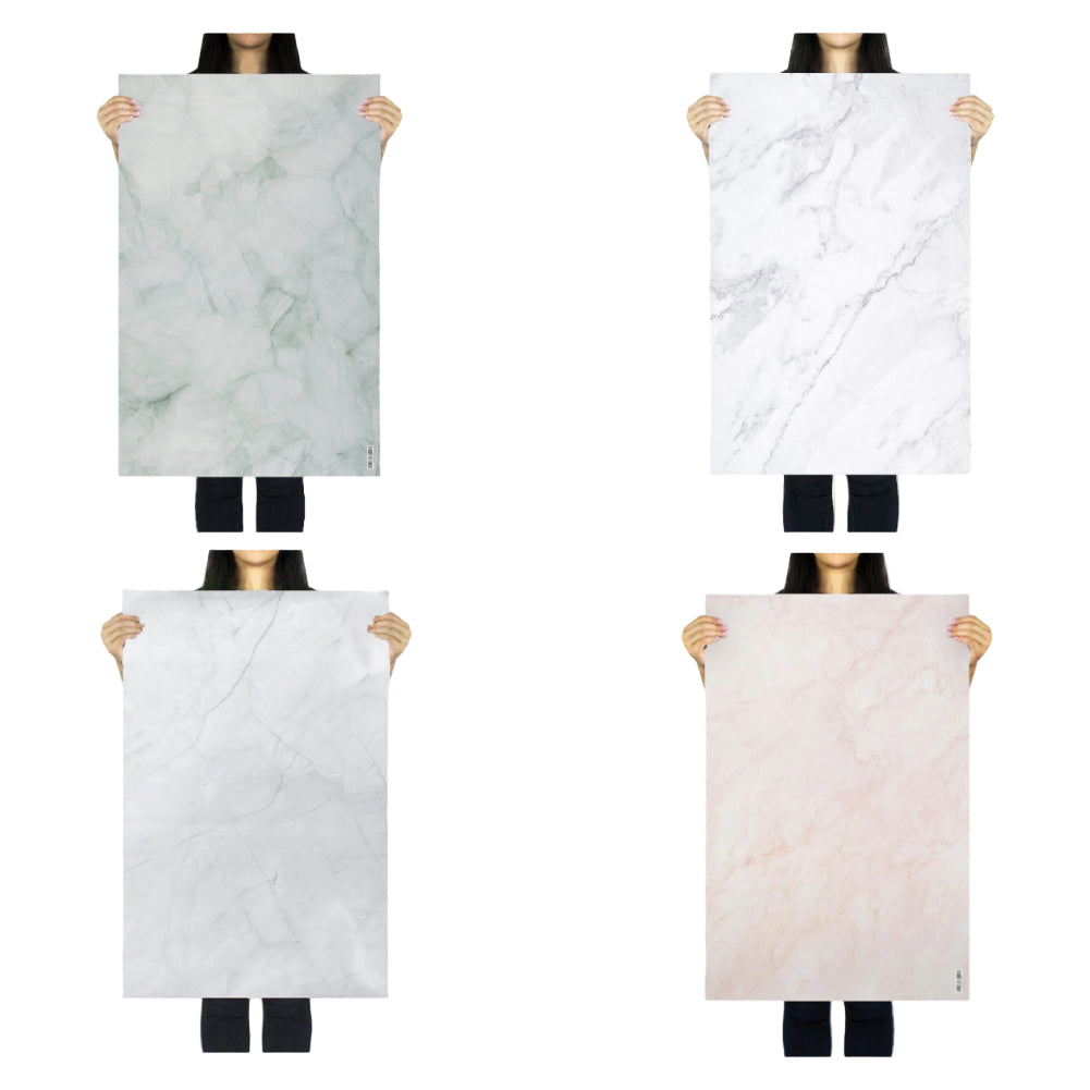 Flat Lay Instagram Backdrop (56cm x 87cm)  'Marble of Fact' - Bundle