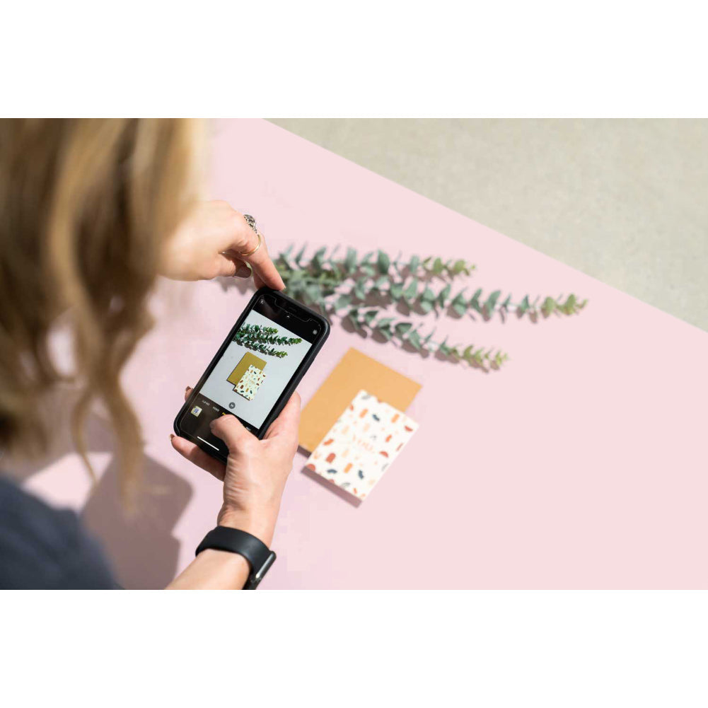 Flat Lay Instagram Multicolour Backdrop (56cm x 87cm) - Floresty Essentials - Bundle