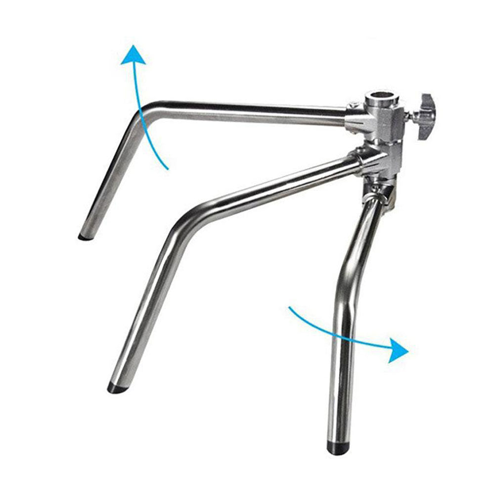 Silver Heavy Duty Photographic C-Stand With Boom Arm (20kg Load)