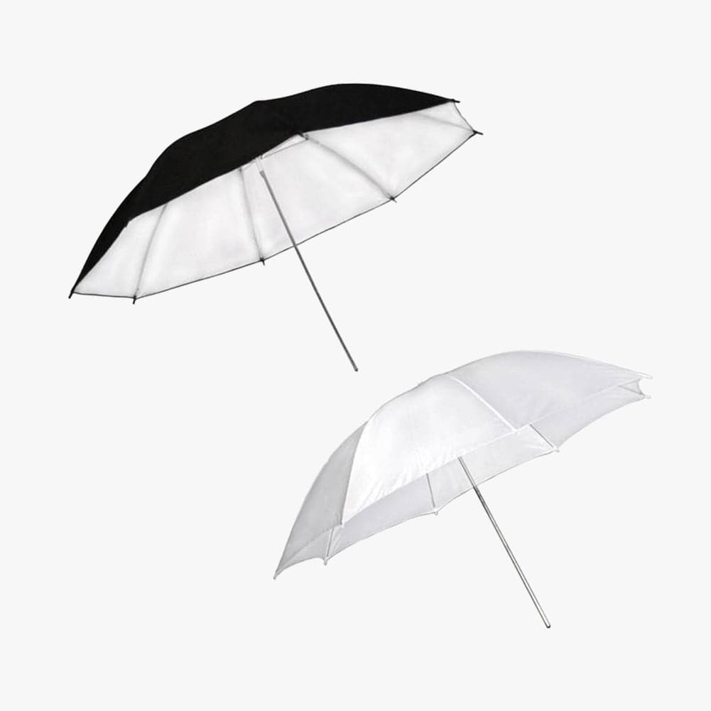 2-in-1 Convertible Soft Diffuser/ Silver Reflector Umbrella (43"/110cm)