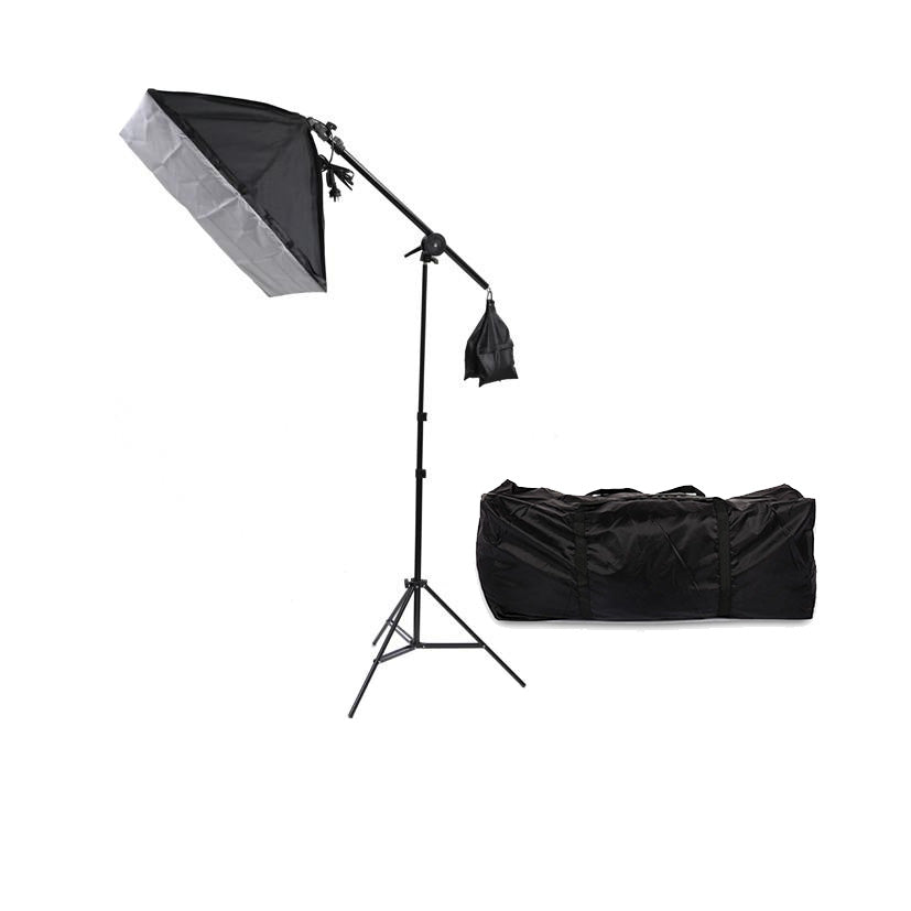 Single 'Illuminate Mate' Boom Arm LED Continuous Light Rectangle Softbox
