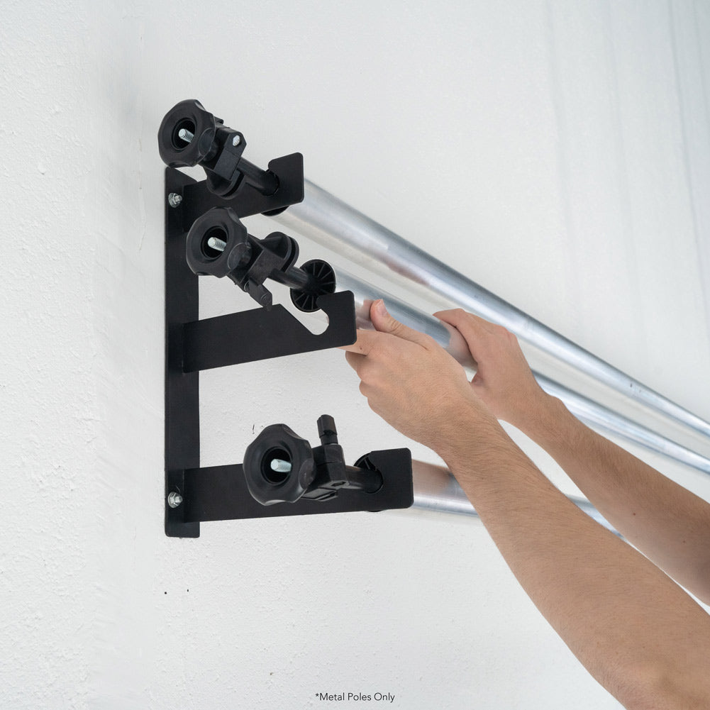 Spectrum Stainless 300cm Steel Backdrop Crossbar for Paper and Vinyl  (Triple Set) - Bundle