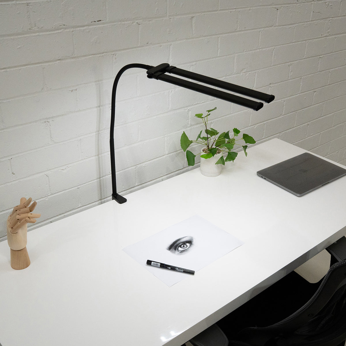 Spectrum 15" 'MINI ALLURELITE' LED Duo Lighting Kit Tabletop Lighting Kit - Black