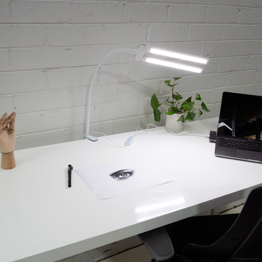 Spectrum 12" 'MINI ALLURELITE' LED Duo Lighting Kit Tabletop Lighting Kit - White