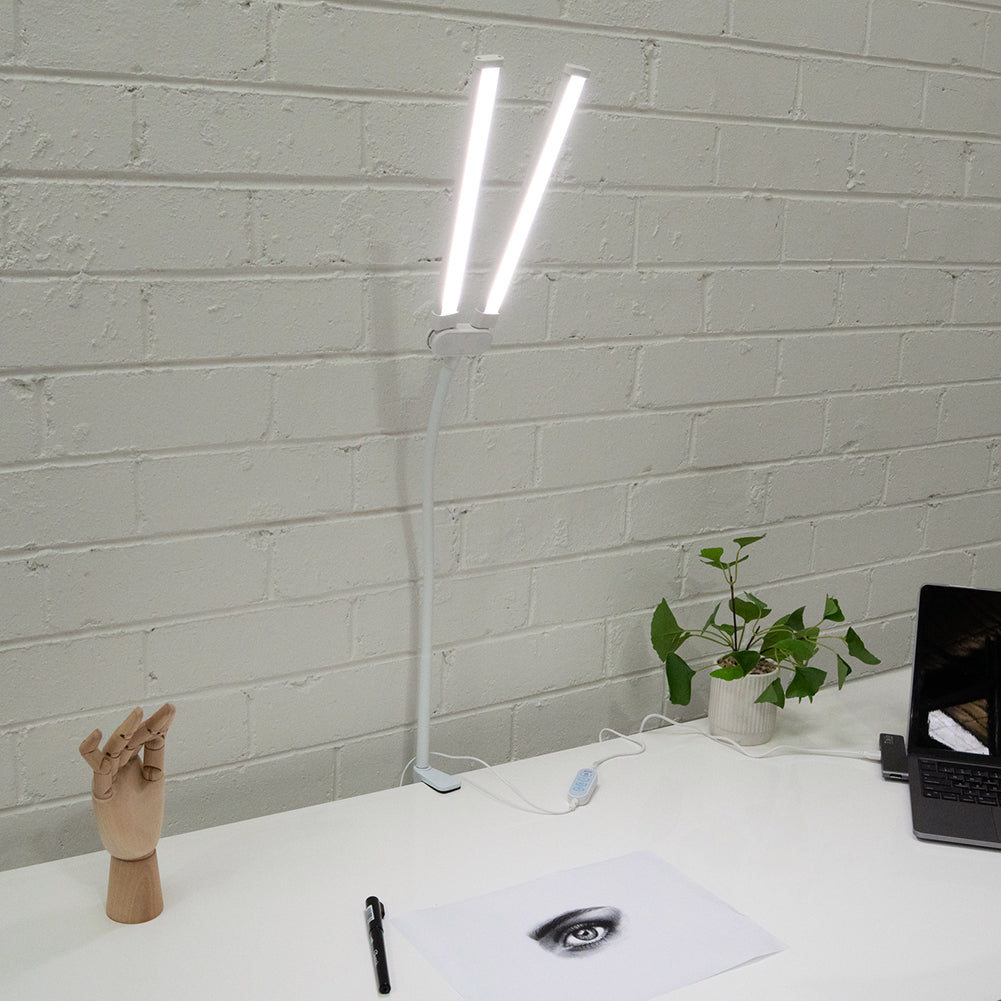Spectrum 12" 'MINI ALLURELITE' LED Duo Lighting Kit Tabletop Lighting Kit - White