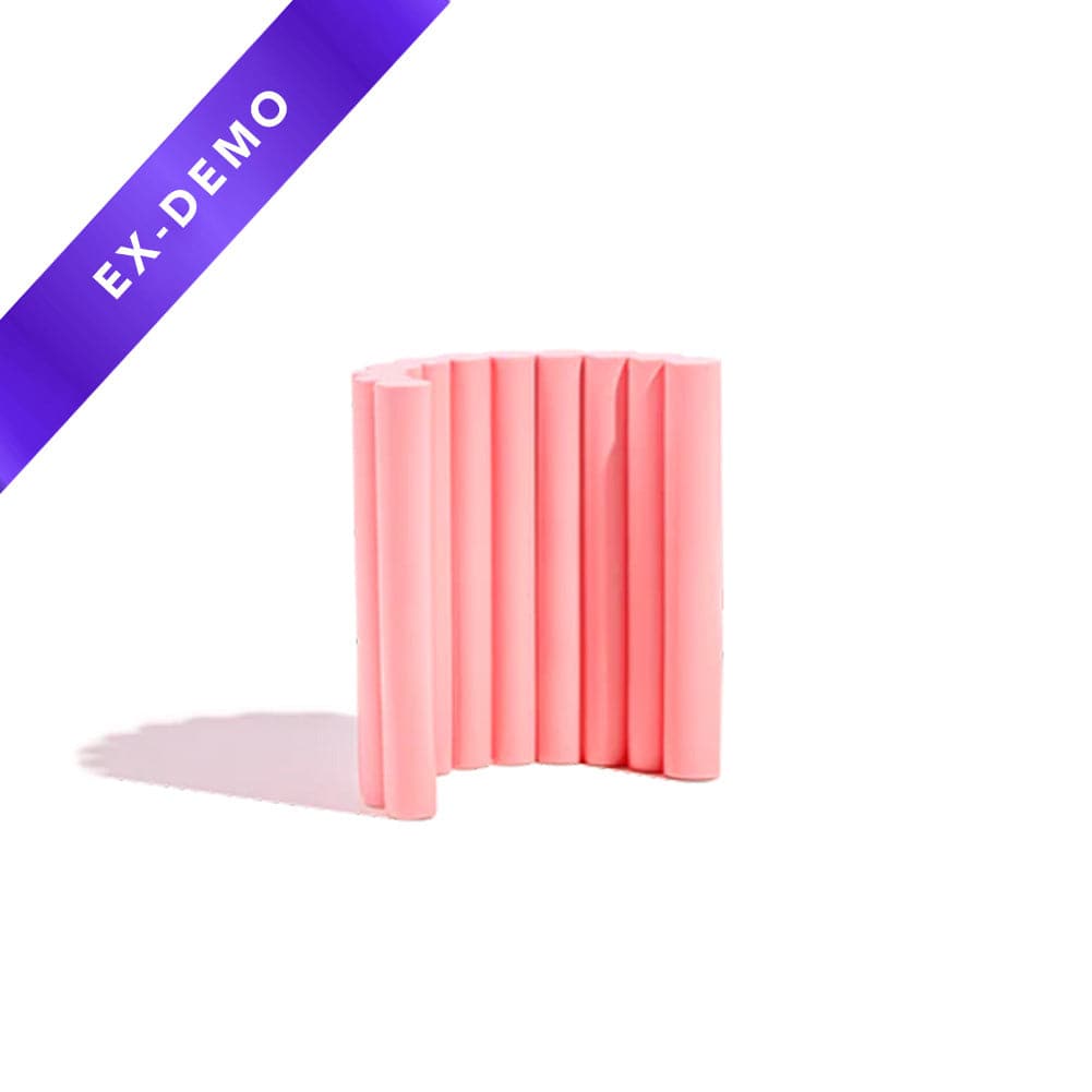 Pink Curved Cylinder Wall Styling Prop (DEMO STOCK)