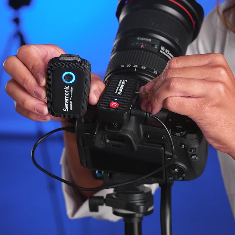 Saramonic Blink 500 B2 (RX+TX+TX) 2.4G Wireless Microphone Kit for Camera & Smartphone