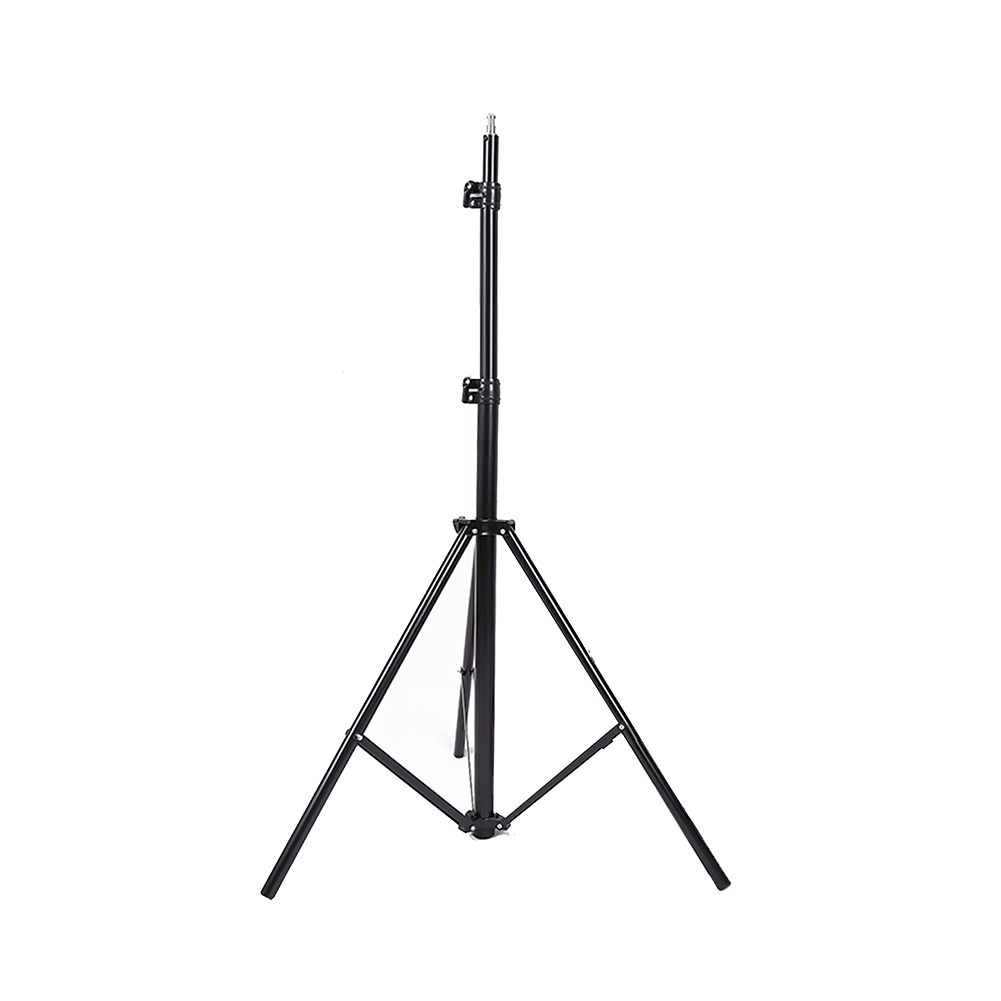 Spectrum Black 260cm Adjustable Spring Loaded Light Stand