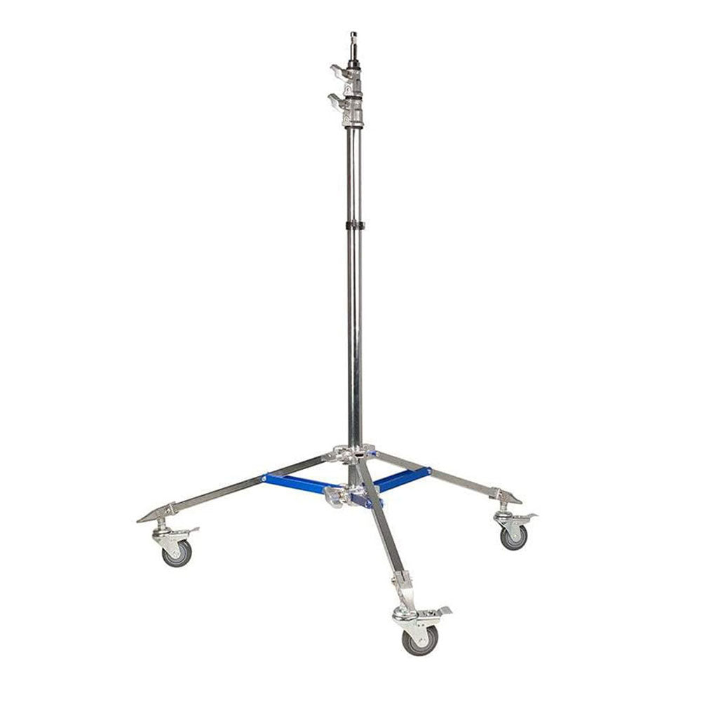 Spectrum 270cm Heavy Duty Stainless Steel Studio Stand With Wheels (40kg Load)