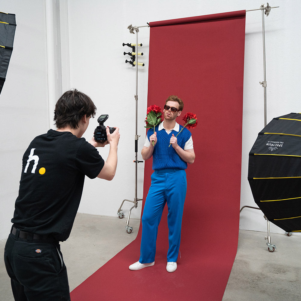 Spectrum Paper Roll Photography Studio Backdrop Half Width (1.36 x 10M) - Imperial Trio - Bundle