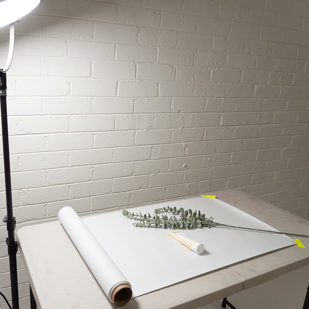 Spectrum 50cm Non Reflective Seamless Paper Roll Backdrop Offcuts - Secret Garden Green