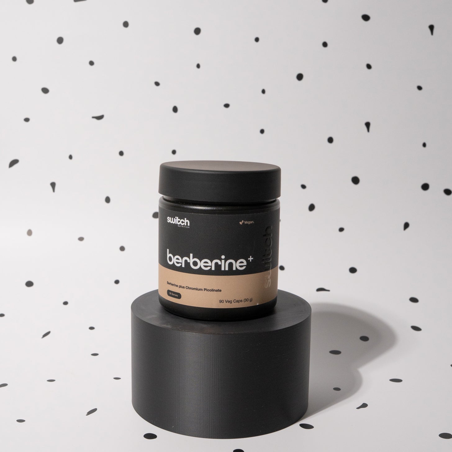 Spectrum PRINT.PROPS Styling Photography Prop - Cylinder - 100x100x60mm (Midnight Black)