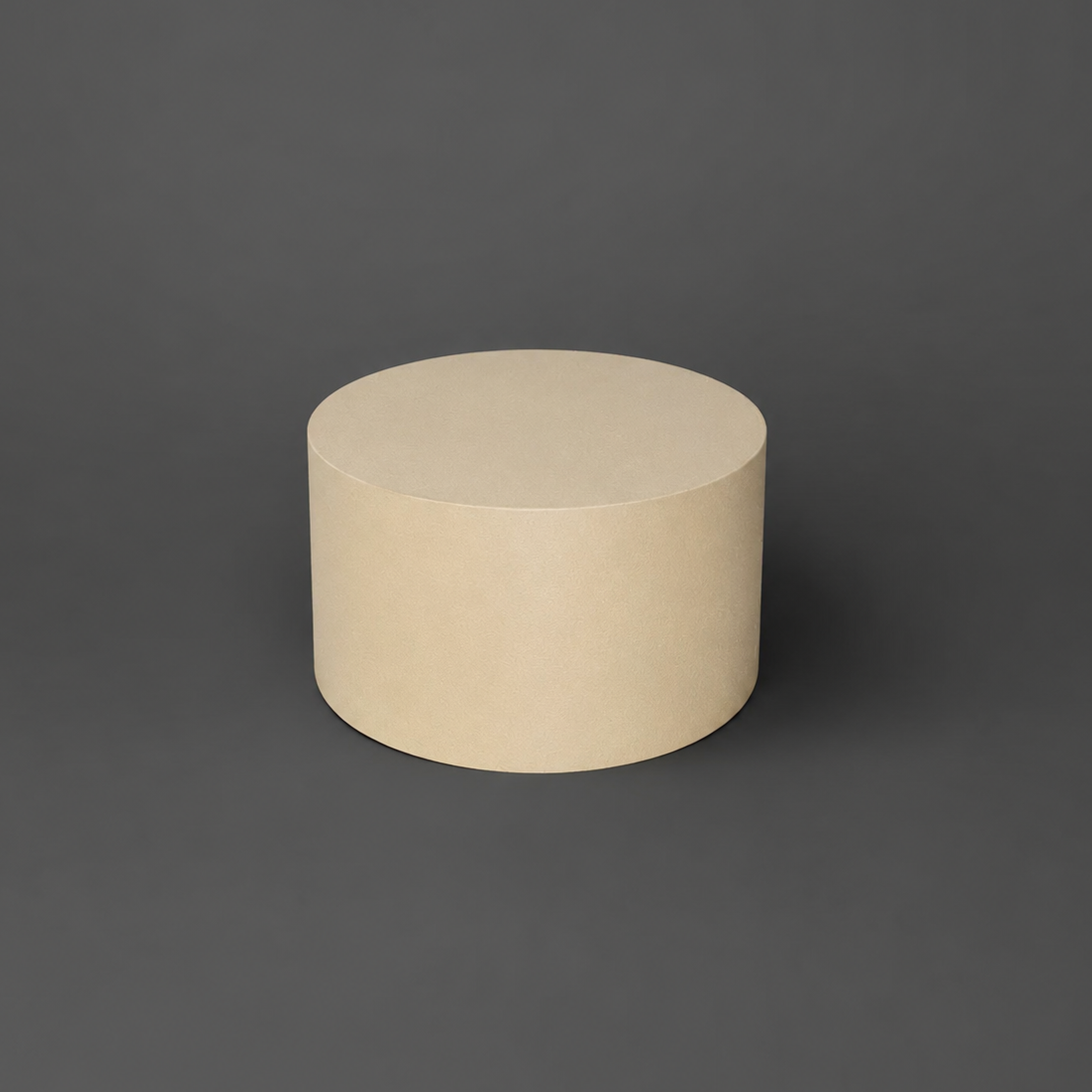 Spectrum PRINT.PROPS Styling Photography Prop - Cylinder - 100x100x60mm (Custard Mustard Beige)