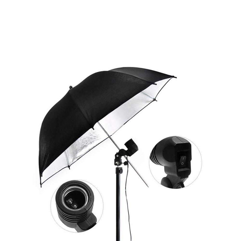 Volkwell Double Umbrella Lighting Kit With 2 x 125W Bulb