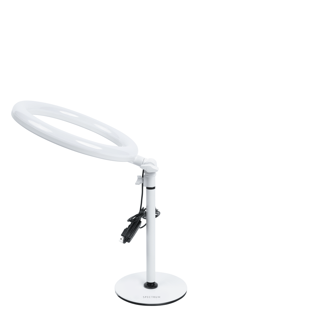 10" White LED Desk Ring Light - Opaluxe