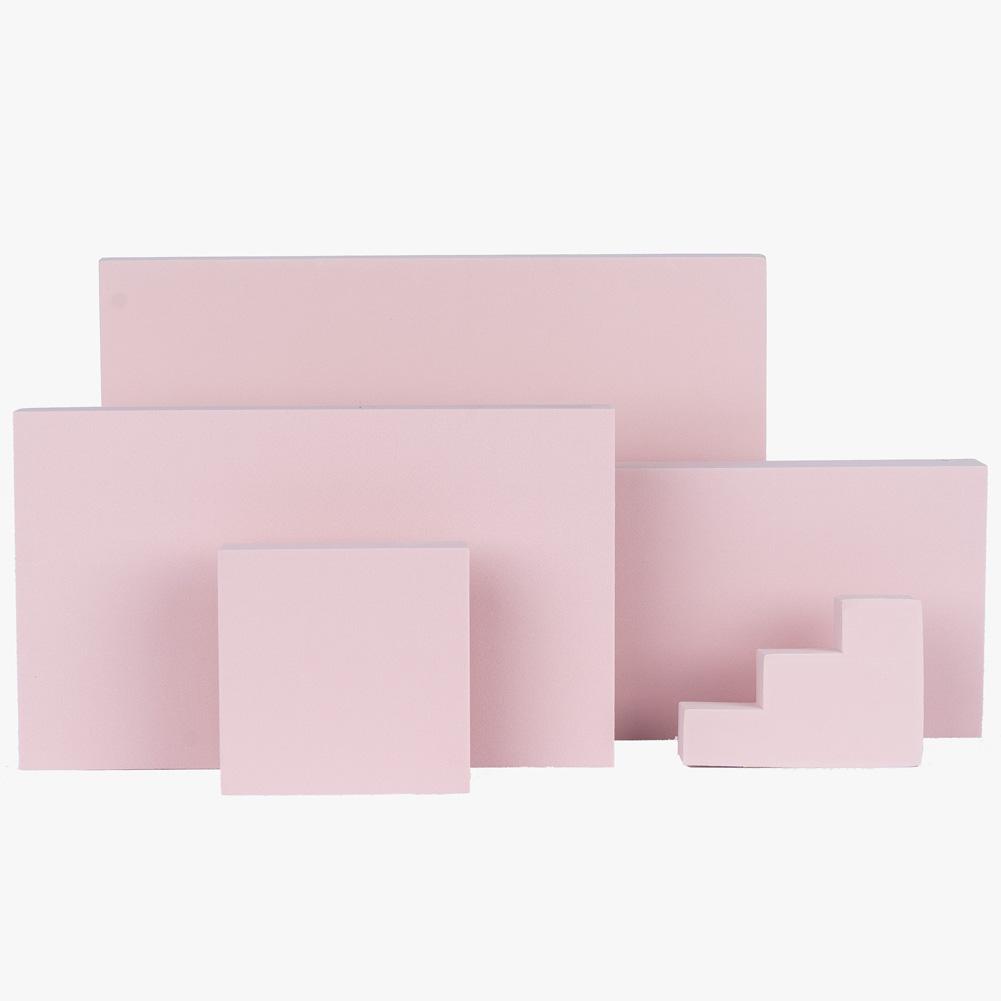 5 Piece Geometric Foam Styling Prop Set for Photography - Blush Pink (DEMO STOCK)