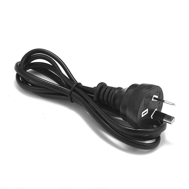 International Spectrum Power Plug Lead Cable Cord Male AC to Female (2m) - AU/EU/UK/US
