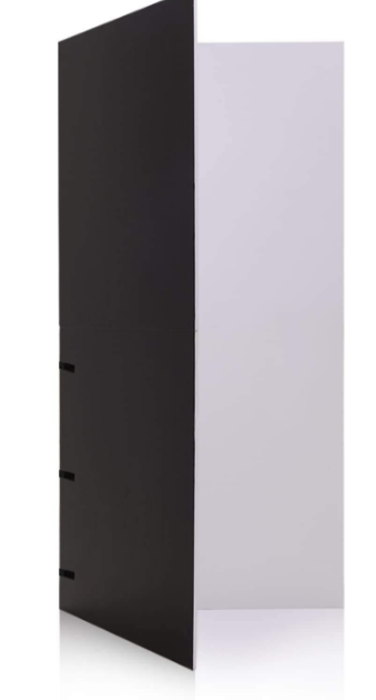 Spectrum V-Flat Master Foldable Rigid Backdrop Reflector (Black & White)