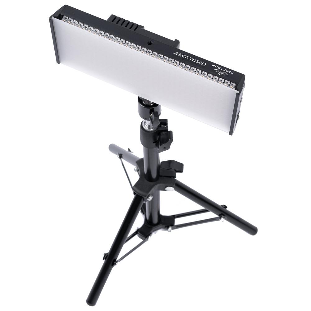 9 LED Photography Video Studio Lighting Kit - 2x 'DUO' Crystal Luxe W
