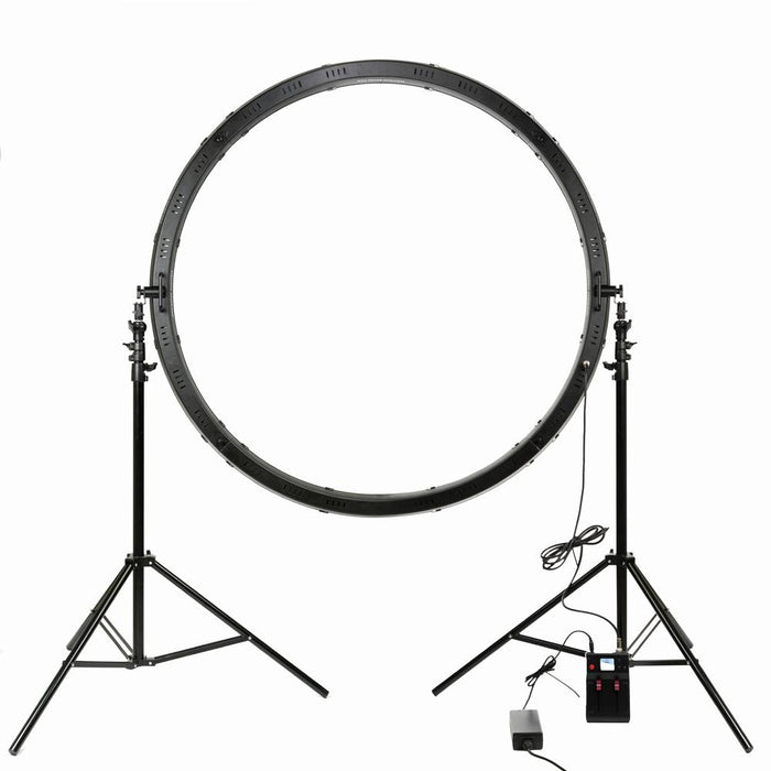 Fisher Dual LED Ring Light Boombox, 13.6-in x 5.6-in x 8-in. main image 1