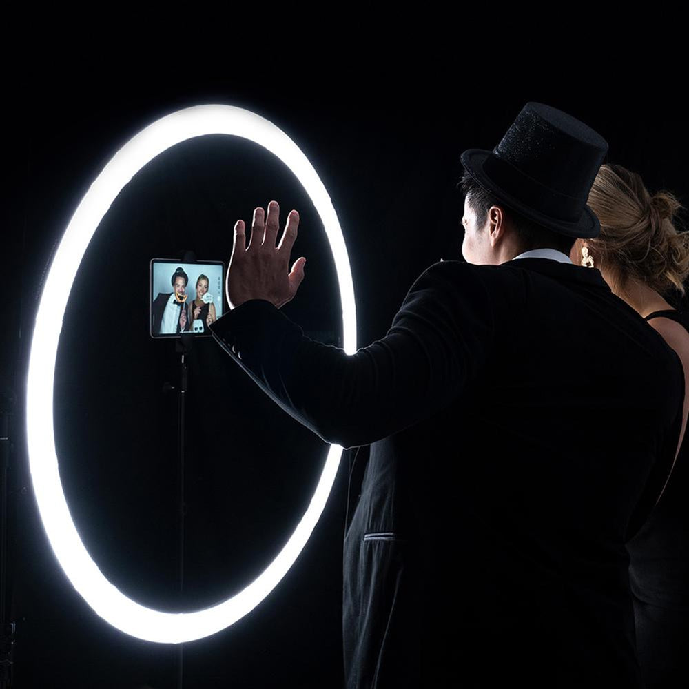 Led Ring Pattern Photo Booth Giant Wedding, Media Wall & Events 47