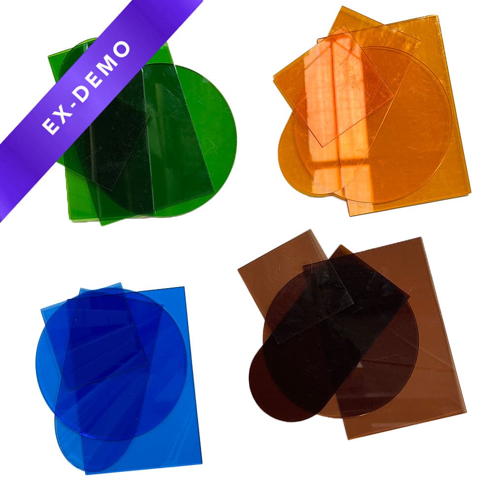 Geometric Coloured Acrylic Sheet Styling Props For Photography - 4 Set (DEMO STOCK)