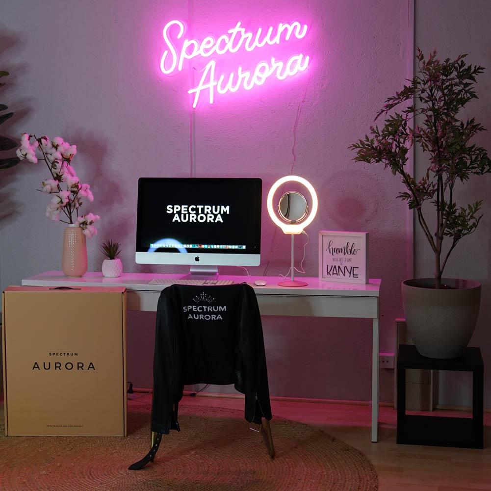 Spectrum Aurora 10.5" Pink LED Selfie Ring Light - Pandora