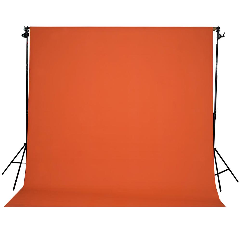 Paper Roll Photography Studio Backdrop Full Length (2.7 x 10M) - Sweet Papaya Orange