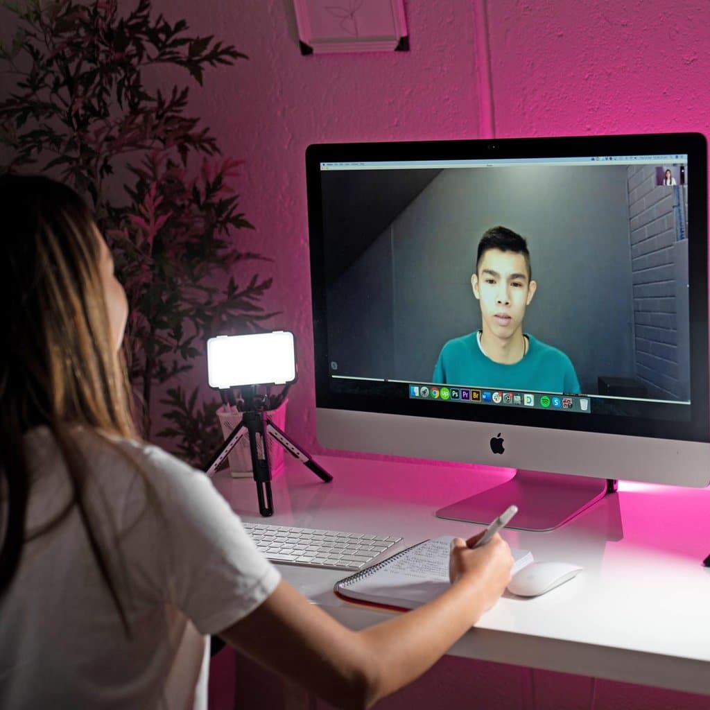 Pro LED Lighting 'Zoom' Video Conferencing Desk Kit - Single Pack