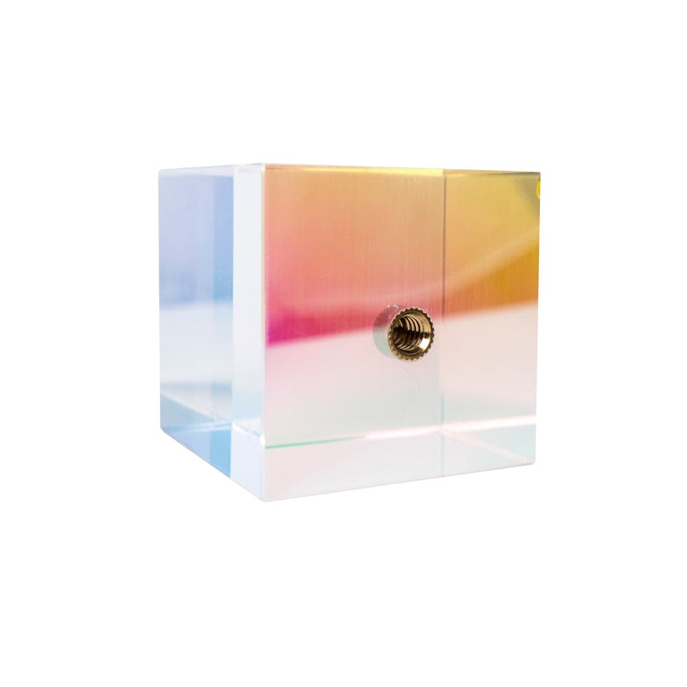Colour Transparent Cubic Optical Prism Prop for Creative Photography - Cube