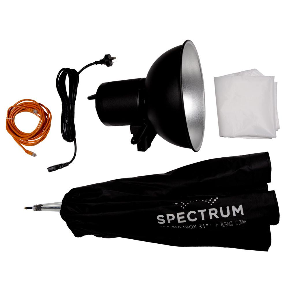 'S-Beam 150' LED Octagon Softbox Lighting Kit - Spectrum-PRO