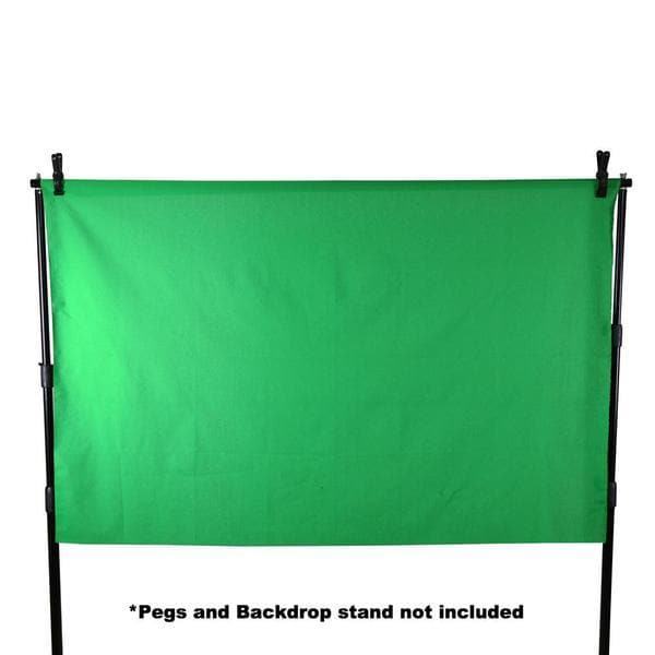 'Twitch Kit' Green Screen Cotton Muslin Background 1m x 1.45m (Backdrop Only)