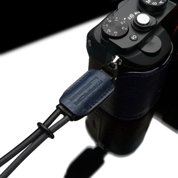 Gariz Navy Genuine Leather Mirrorless Camera Wrist Strap XS-WBL12 (Loop)