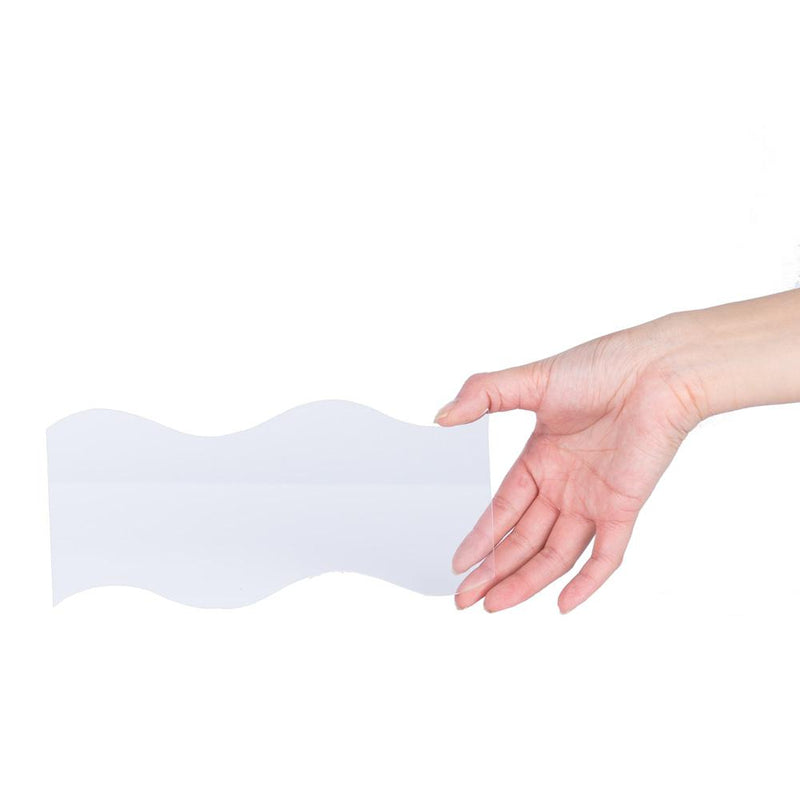 Acrylic Wave Styling Transparent Prop For Photography and Flat Lays (8