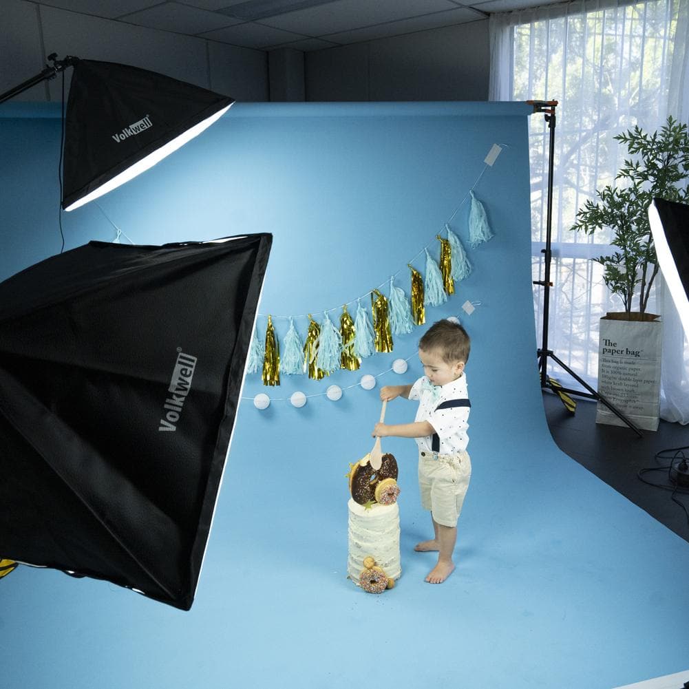 Paper Roll Photography Studio Backdrop Full Length (2.7 x 10M) - Baby Blue