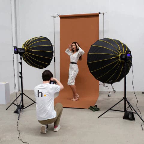 'Bare Nudes' Collection Half Width Photography Studio Paper Backdrop Set (1.36 x 10M)