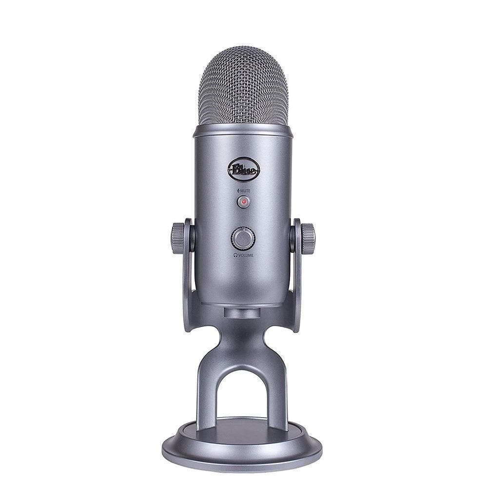 Blue Yeti 3 Capsule USB Audio Youtube Microphone - Space Grey