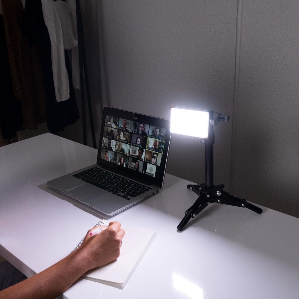 'Stay Home' Zoom Video Lighting Desk Kit