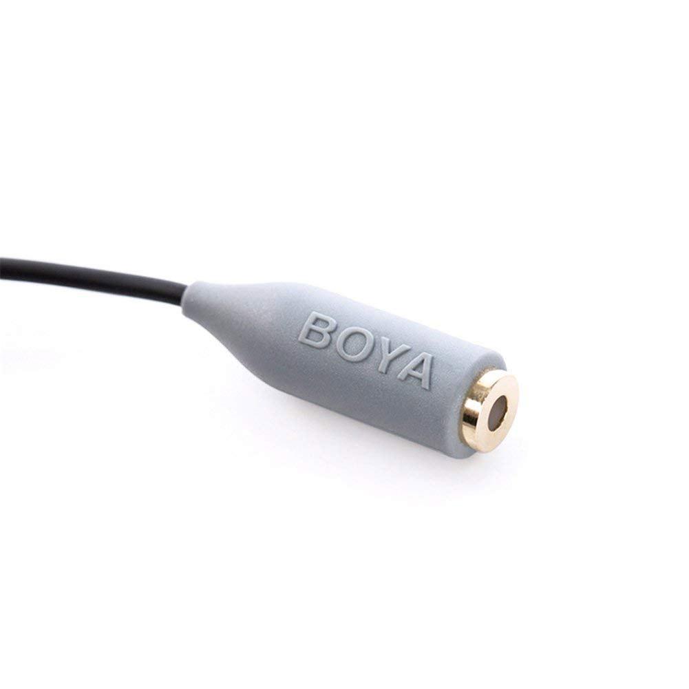 BOYA BY-CIP2 ADAPTER CONVERTOR CABLE FOR DSLR CAMERA MICROPHONES TO 3.5MM SMARTPHONE